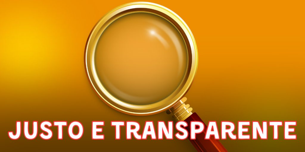 Justo e transparente