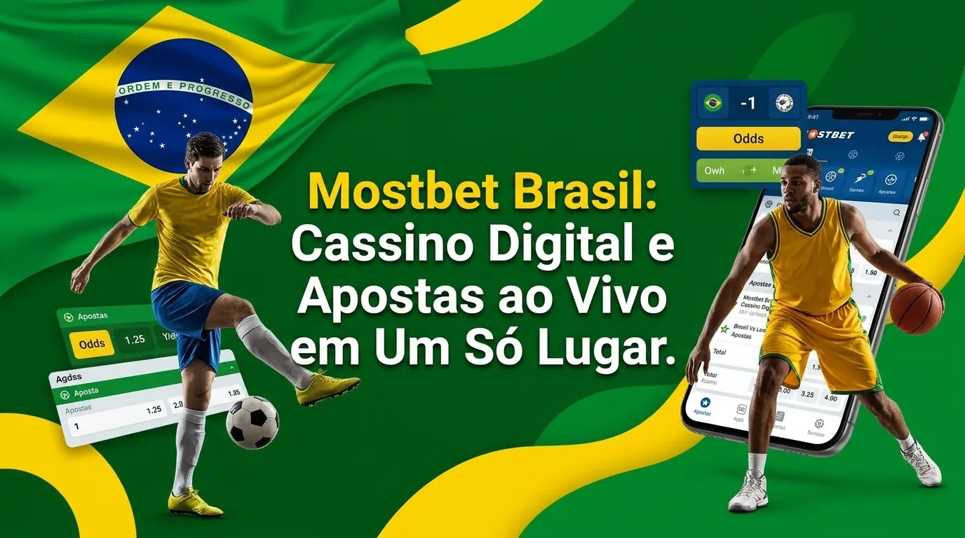 Mostbet Brasil: Cassino Digital e Apostas ao Vivo em Um Só Lugar