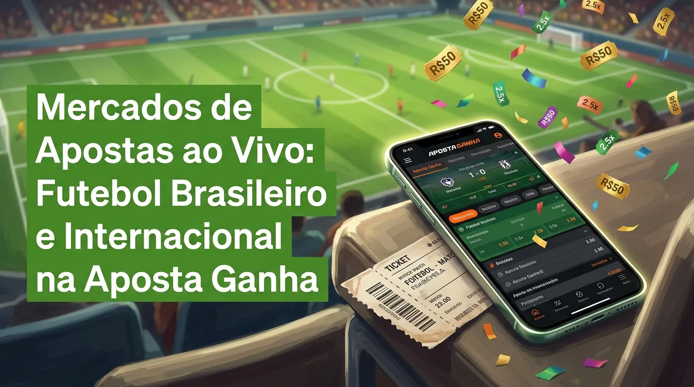 Mercados de Apostas ao Vivo: Futebol Brasileiro e Internacional na Aposta Ganha