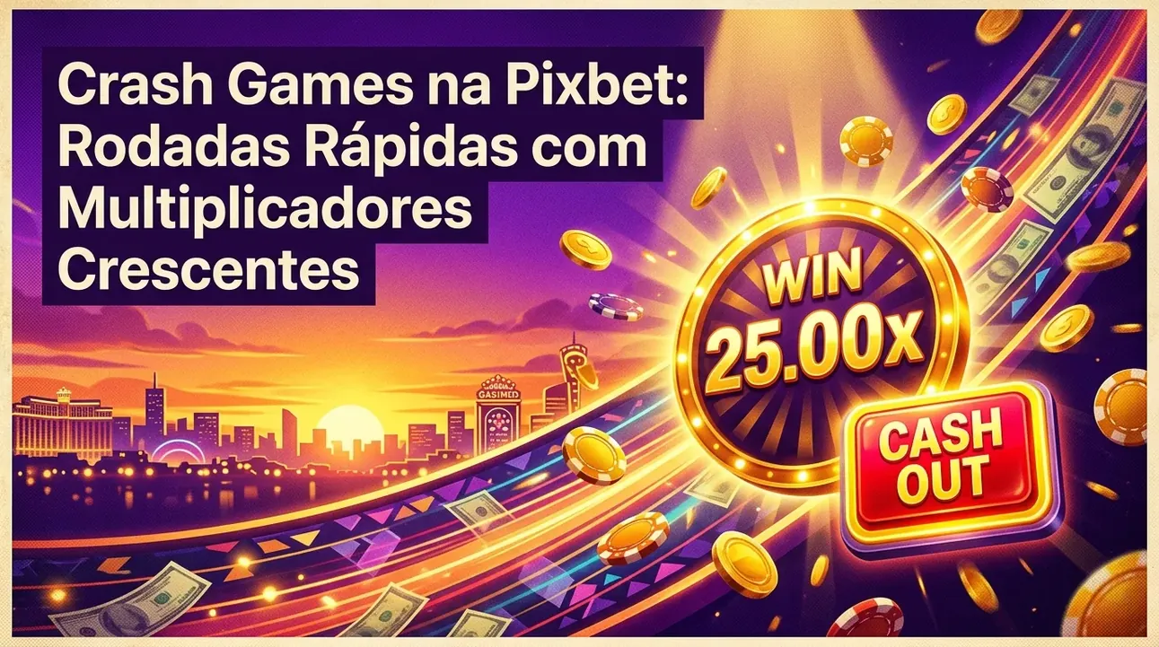 Crash Games na Pixbet: Rodadas Rápidas com Multiplicadores Crescentes